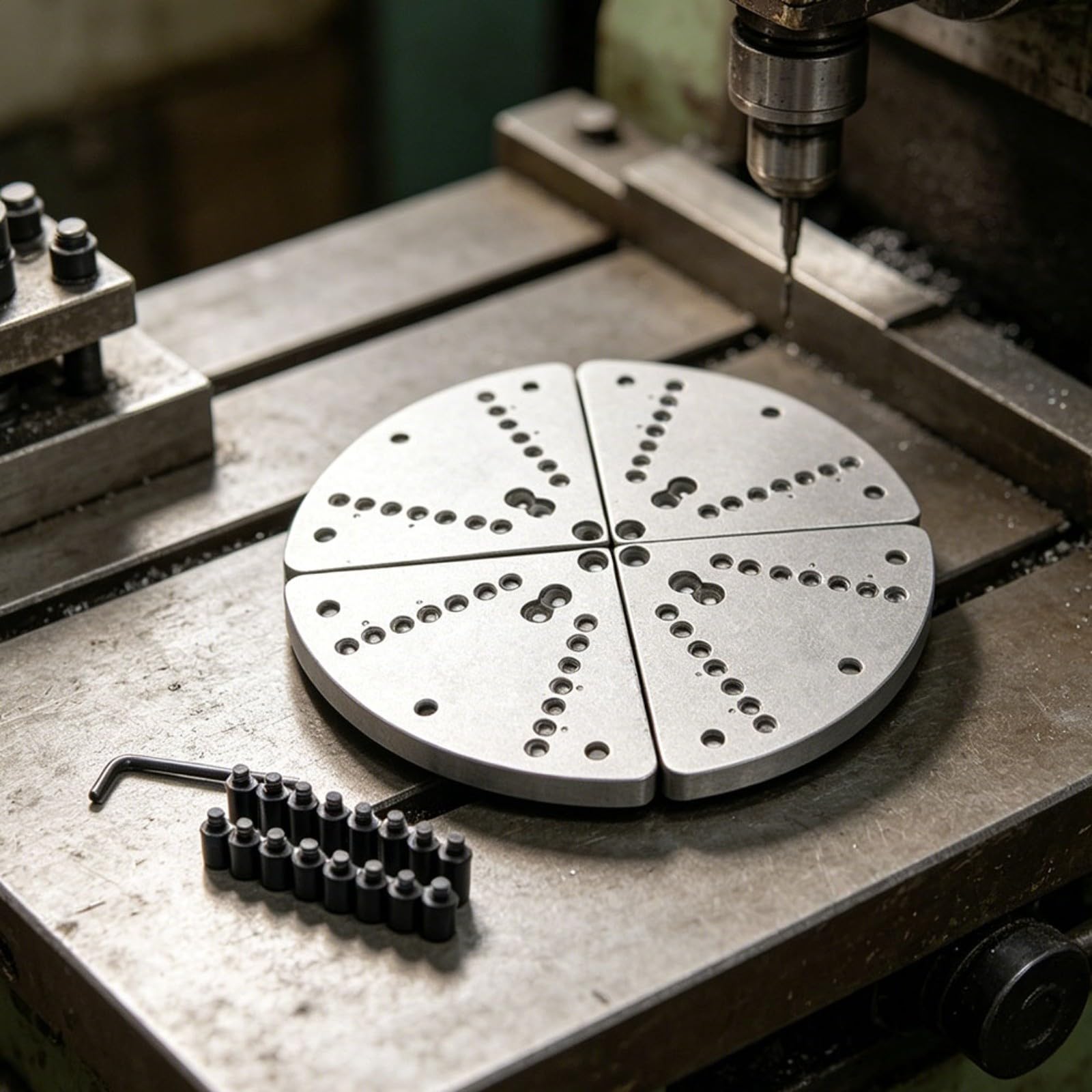 Juego de mandíbulas planas de 8 pulgadas para torno de madera, aleación de aluminio para revestimiento de tipo C, guarnición de desplazamiento, 7 posiciones, hasta 800 rpm