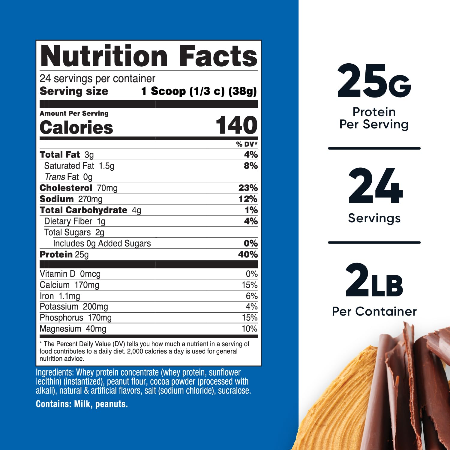 Nutricost Whey Protein Concentrate (Chocolate Peanut Butter) 2LBS — Amazon image 2