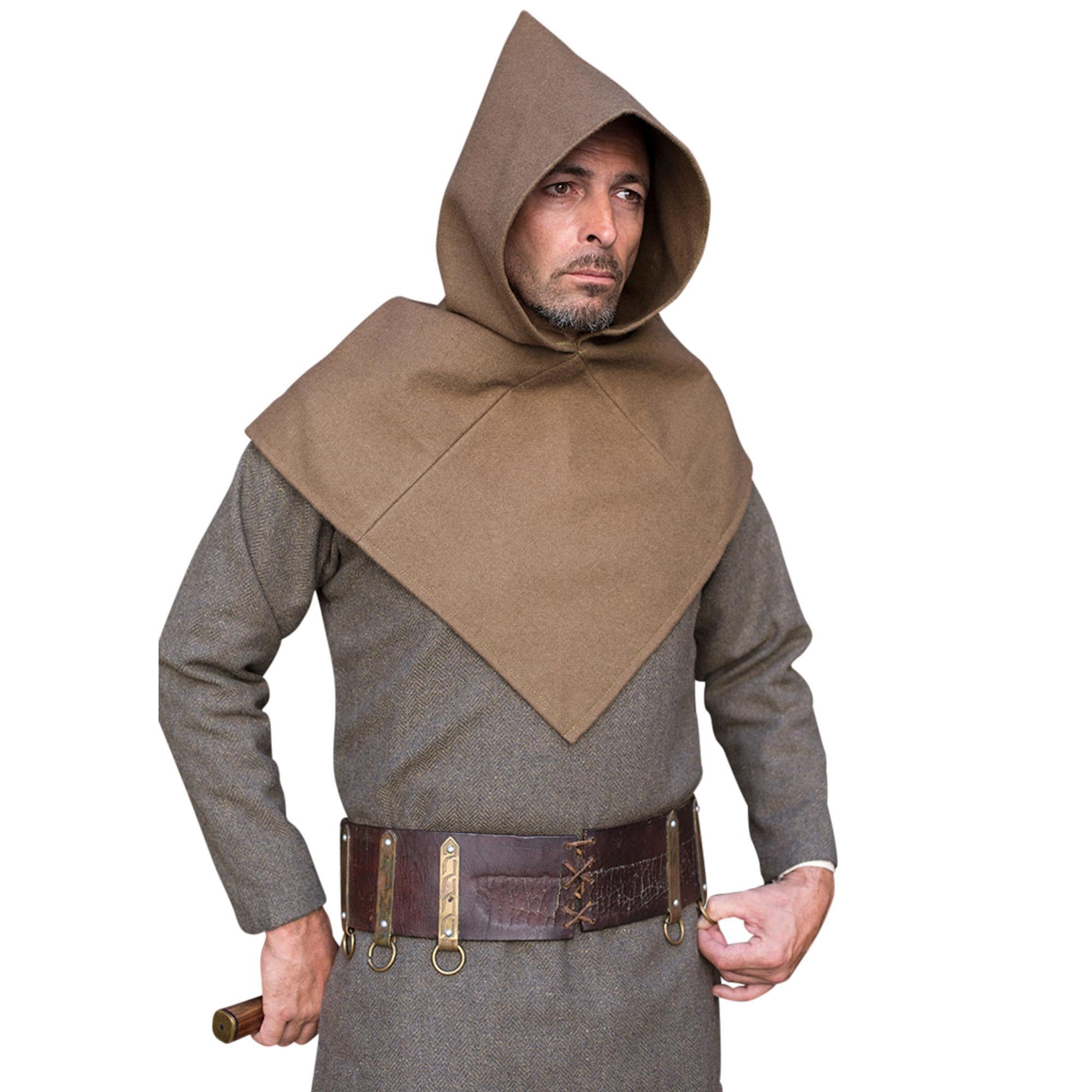 Burgschneider Skjoldehamn Gugel Bjorn - Herbstgrün (L/XL, für Damen & Herren, Wolle)