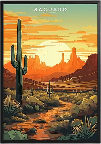 Miniatura 21 de Póster del parque nacional Haleakala, arte abstracto de la pared, arte de pared de paisaje natural retro, impresiones artísticas de pared para