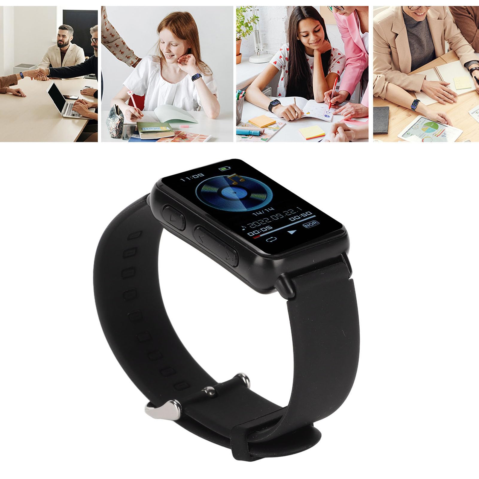 Reloj Grabador Activado por Voz, Libro Electrónico para Reuniones, Conferencias, Reloj de Aprendizaje, Voz Digital, IA, Reducción de Ruido HD Inteligente (32GB)