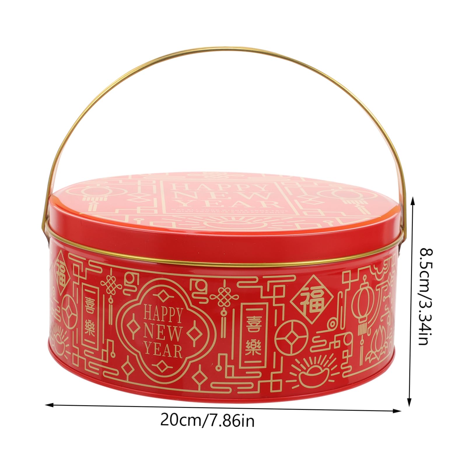 VALICLUD 4 Pezzi Regali di Candy Box decorativo piccole scatole da imballaggio scatole per imballaggio di caramelle Contenitori di caramelle scatole ferro battuto rosso