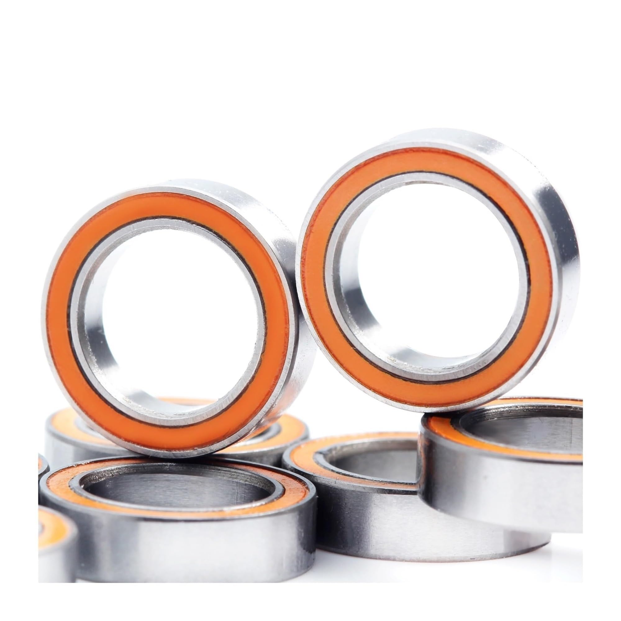 6700RS Rodamiento ABEC-3 (10PCS) 10x15x4 Mm Sección Delgada 6700-2RS Rodamientos de Bolas 61700 RS 6700 2RS con A-1510DD Sellado Naranja