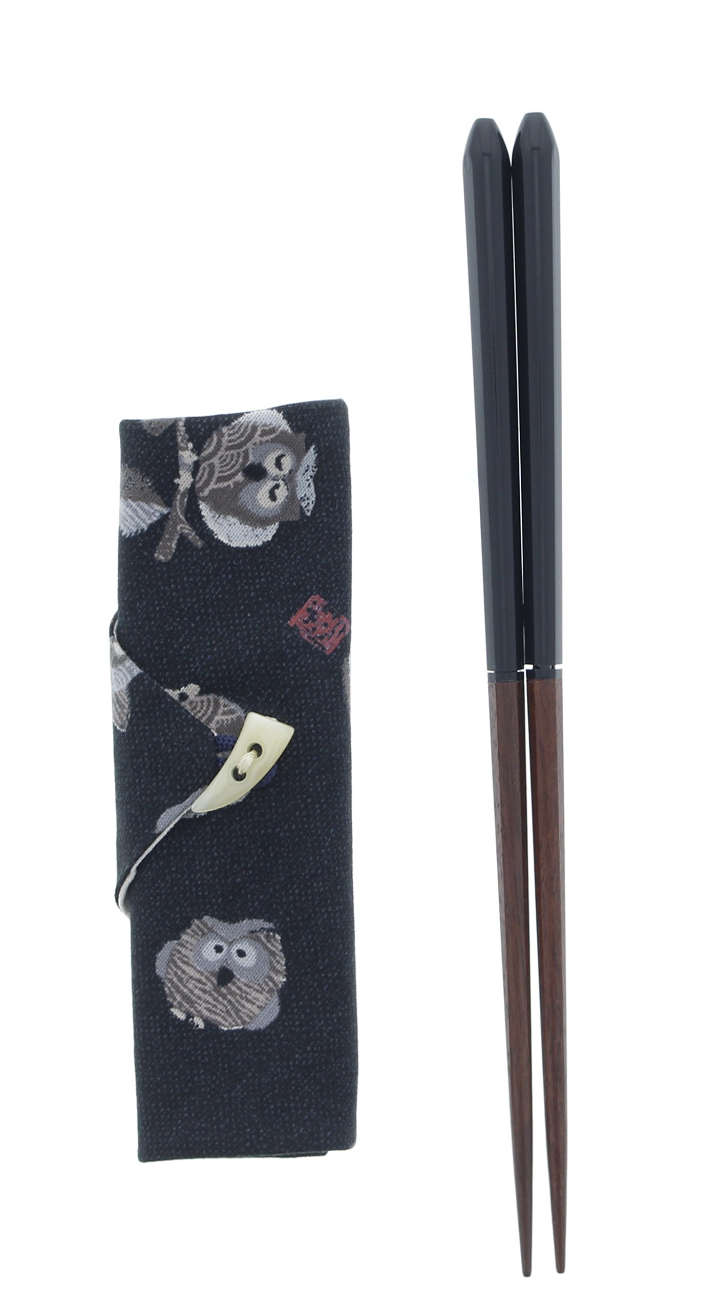 Amazon｜イシダ(Ishida) 日本製 箸袋セット マイ箸 ふくろう 携帯用