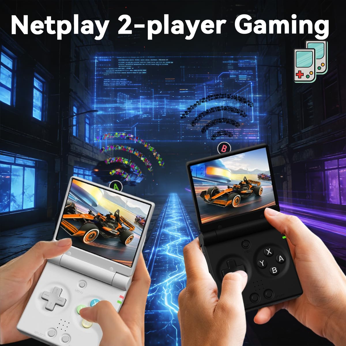 Amazon.com: Miyoo Mini Flip Handheld Game Console 2.8-inch 750*560