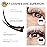 LASHVIEW Eyelash Extension,Ellipse Flat Eyelash Extensions,Individual Lashes,0.15mm C Curl 10mm,Lash Extension,Semi-Permanent,Extremely Light & Soft,Professional Salon Use.