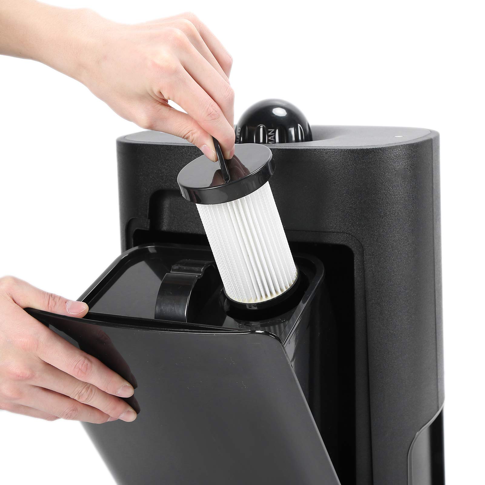 Aspirapolvere Potente a Induzione da 1400 W, Aspirapolvere per Parrucchieri Con Capelli Spezzati, Con Contenitore per La Polvere da 2,7 l, Con Luce Led e Filtro, per Saloni, Boutique