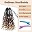 Goddess Box Braids Crochet Hair With Curly Ends 12 Inch Bohomian Box Braids Crochet Braids 1 Packs 3X Crochet Braids Synthetic Braiding Hair Extension for Black Women (12 Inch (Pack of 1), 1B-33-30)