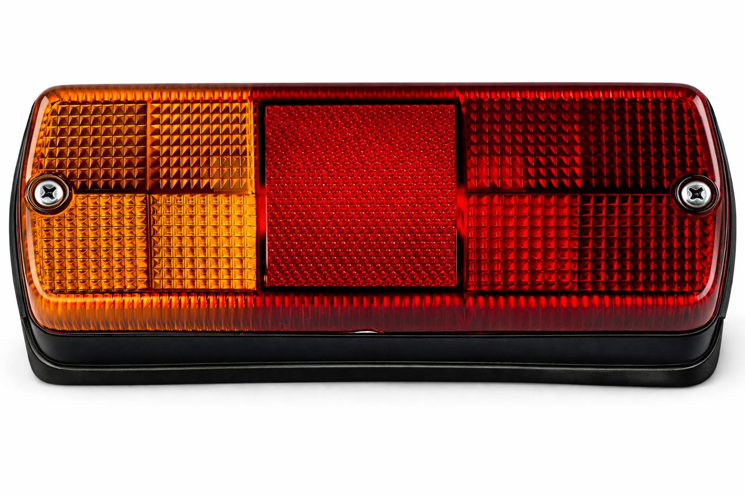 Coppia di fanali posteriori combinati fanali posteriori gruppo lampada adatto per David Brown | FIAT | Trattori Ford New Holland (marrone, rosso) (12 Volt)