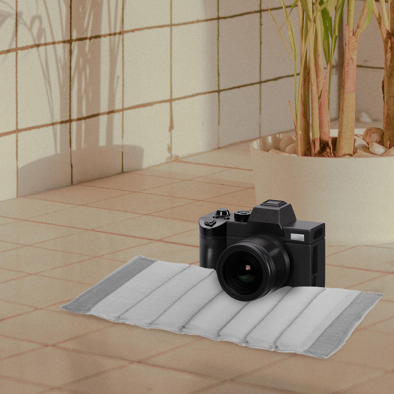 VILLCASE 2Pcs Camera Bag Inserts Padded Dividers Shockproof Camera Pouch Partitions for Maximum Versatility Lightweight Portable Design for Travel Outdoor Photography Easy to Clean