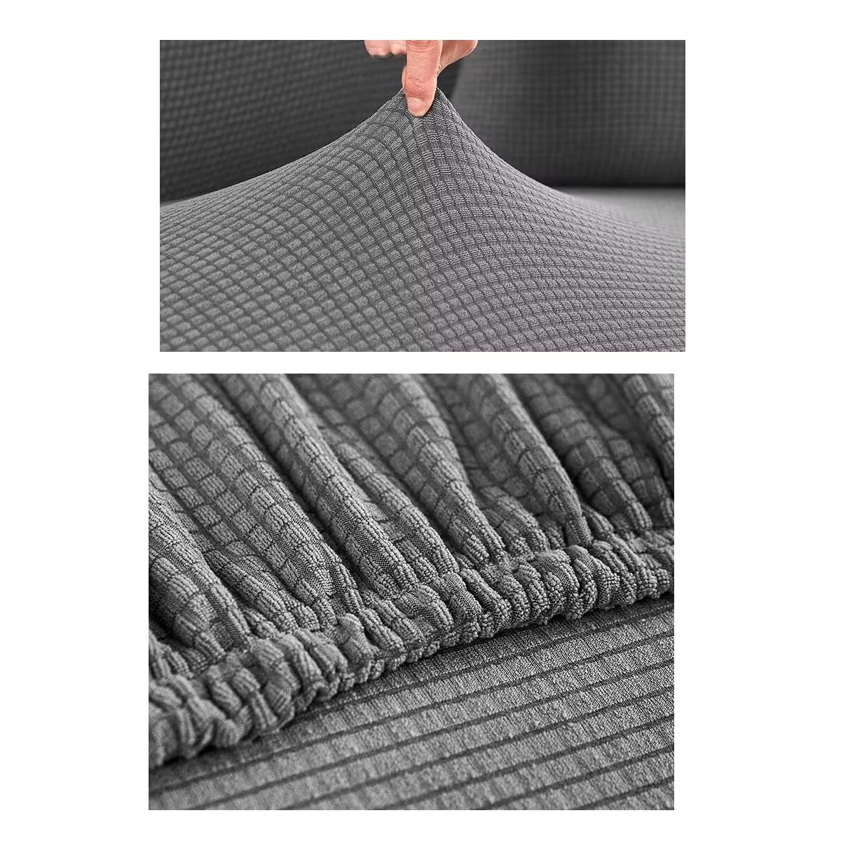 Juego de 4/2 fundas elásticas para taburetes de bar, protectores redondos huecos para asiento de respaldo para taburetes de bar giratorios de piel sintética, fundas para sillas de cocina, desayuno
