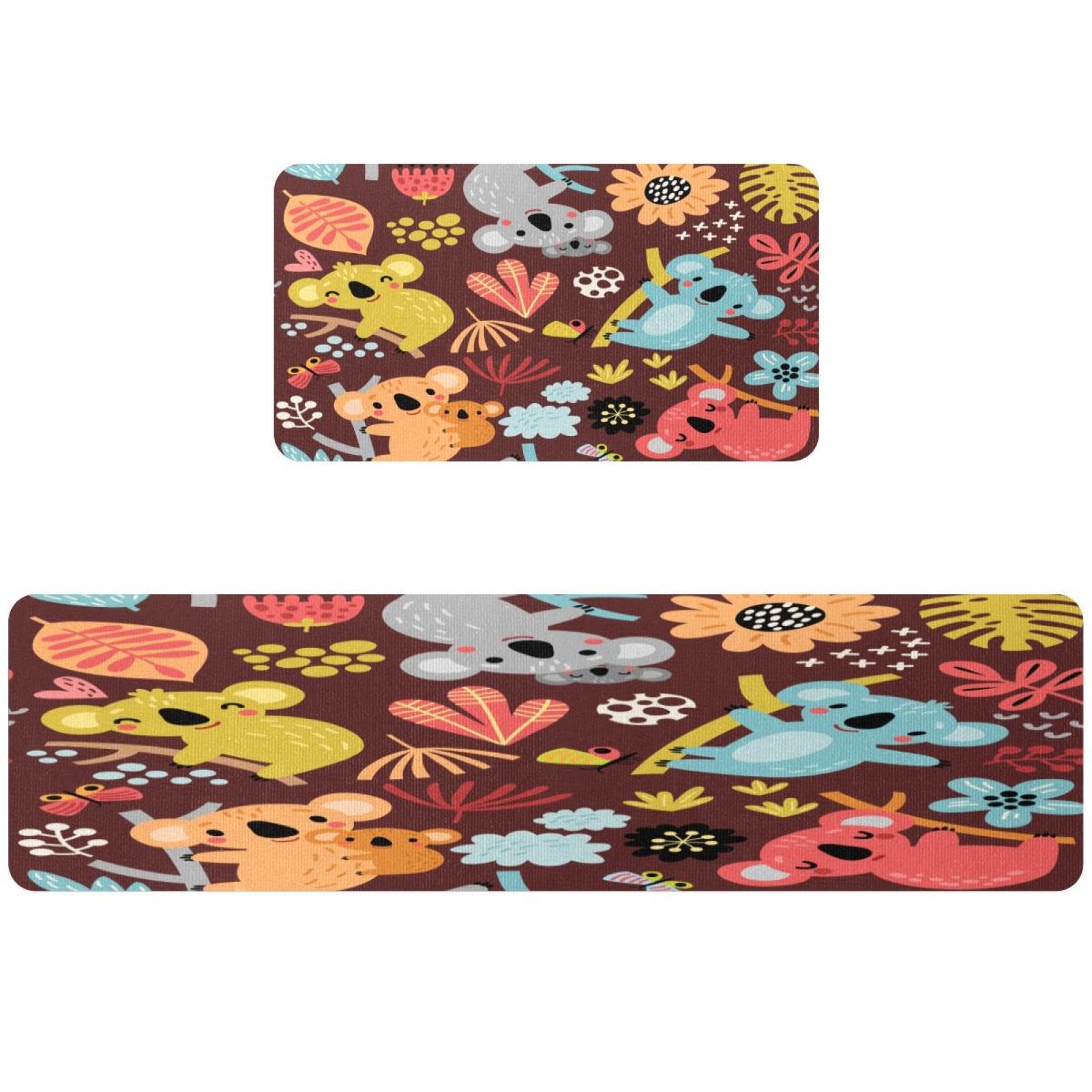 Tapete de cocina para evitar resbalones alfombra de pasillo lavable y absorbente VAPOKF
