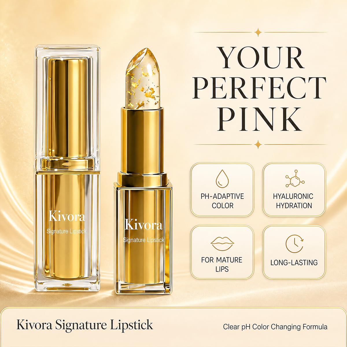 Kivora Lipstick: pH Color Changing Lip Balm -2 Kivora Lipstick: pH Color Changing Lip Balm -2