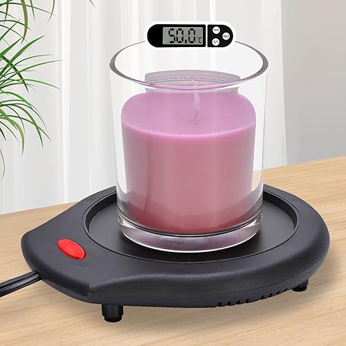 Miniatura 5 de ASAWASA Calentador de velas para tarros grandes, calentadores de tazas de café, libera de forma segura aromas sin llama, derrite la vela