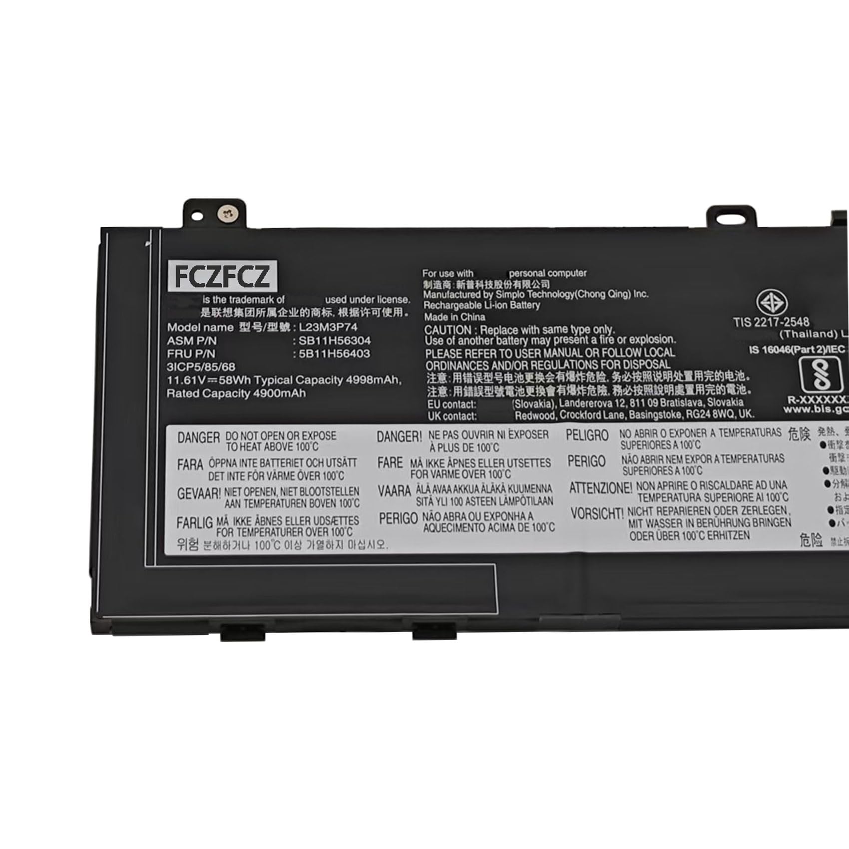 美品⭐️Ryzen5PRO搭載✳︎ThinkPad X13Gen2✨バッテリー99% Lenovo レノボ ThinkPad X13 Gen 1 | X390 | X395 交換用内蔵