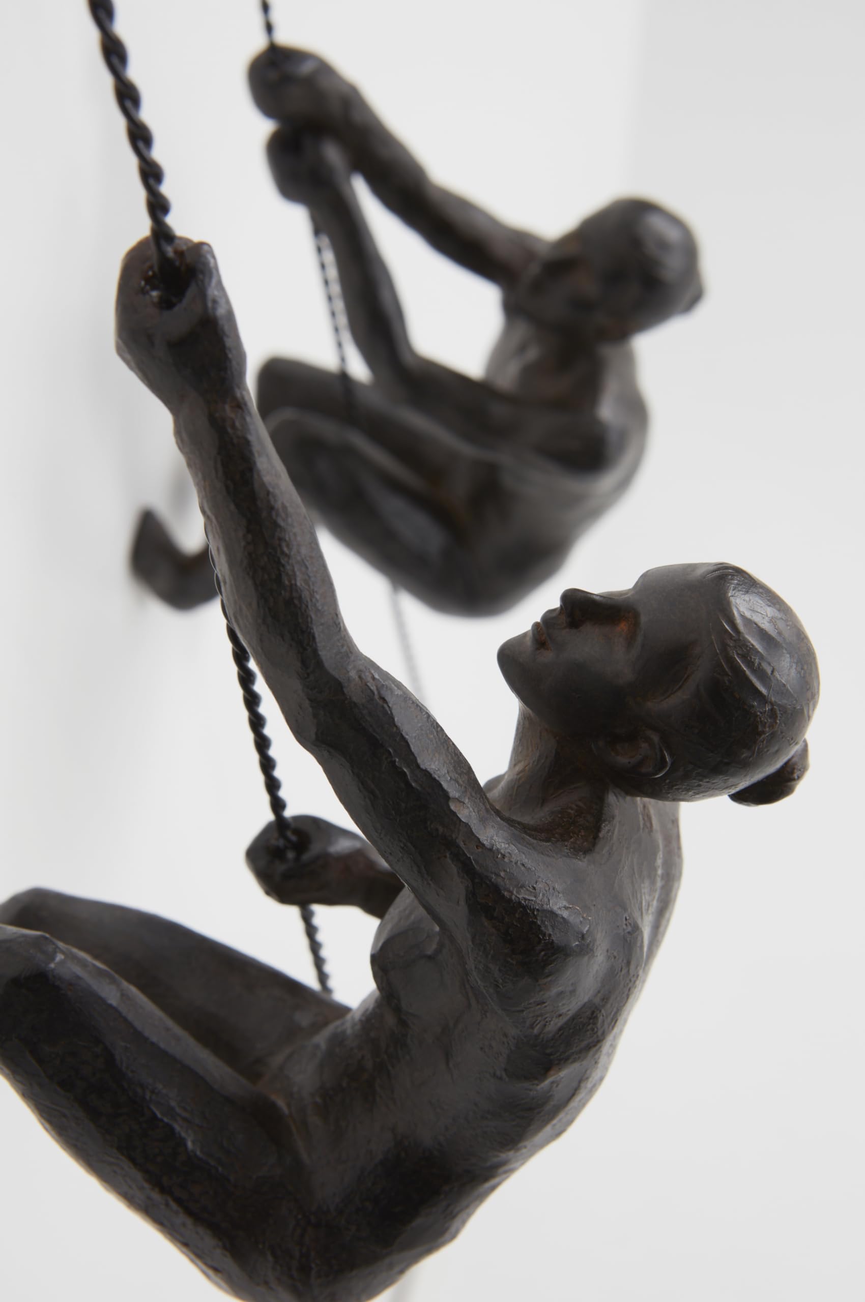 Jotex Female Climbers figurki dekoracyjne, 2 sztuki, rdzawy brąz