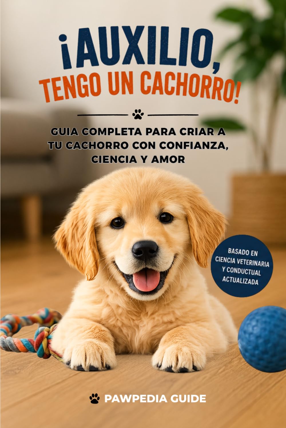 ¡Auxilio, tengo un cachorro!: Guía Visual de Supervivencia para dueños primerizos. Aprende adiestramiento en positivo, salud básica y consejos prácticos para una convivencia feliz.