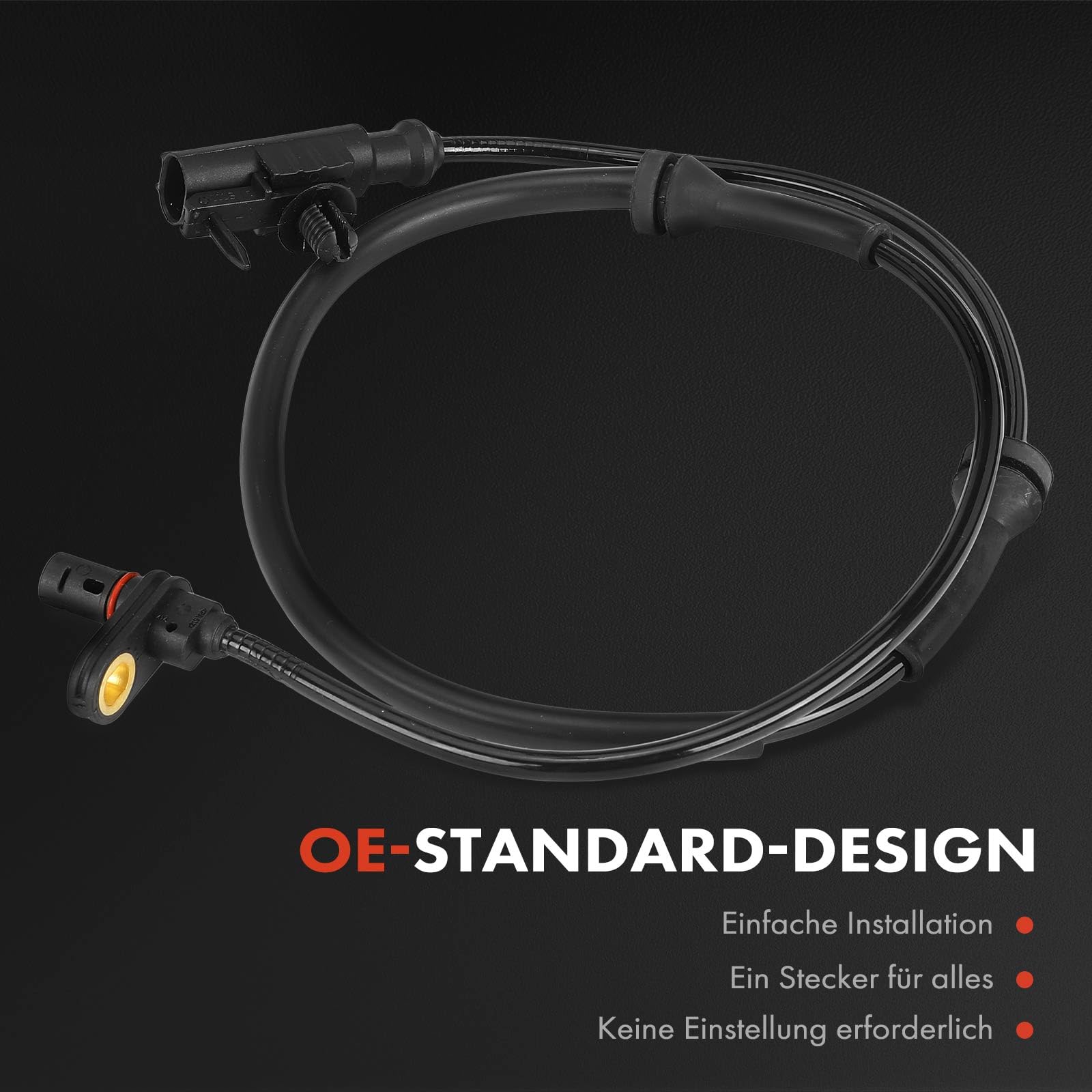 Frankberg 2 sensori di velocità ruota ABS posteriori sinistro destro | MR955037; Compatibile con: Colt CZC Cabriolet RG, Forfour 454, Colt VI Z2A Z3A