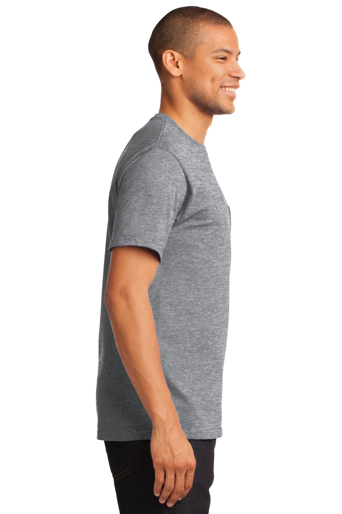 Port & Company Tall Essential Pocket Tee Athletic Heather