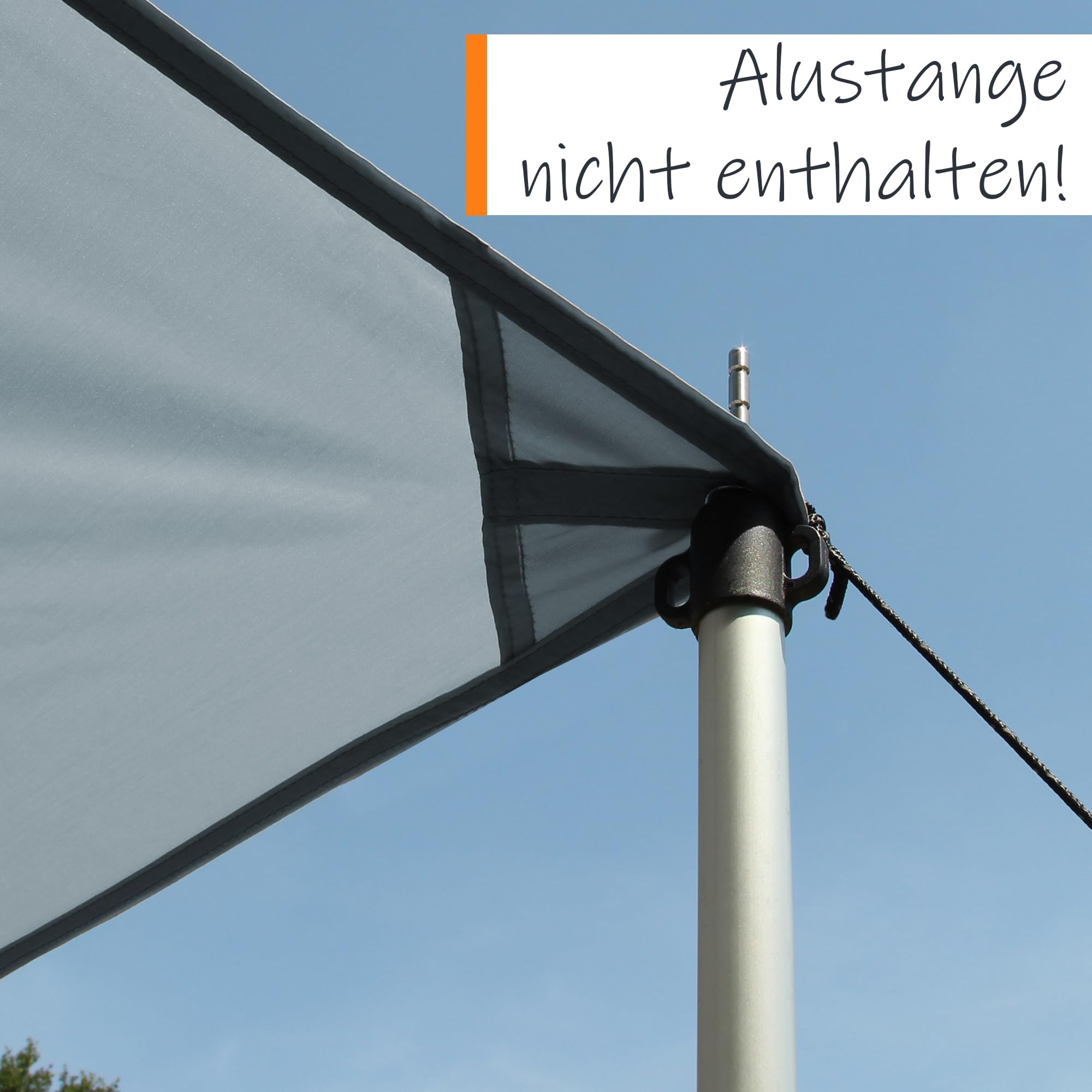your GEAR Cavoli Tarp 4,5 x 2,4 m - Wohnwagen Caravan Sonnensegel UV 50+ 5000 mm