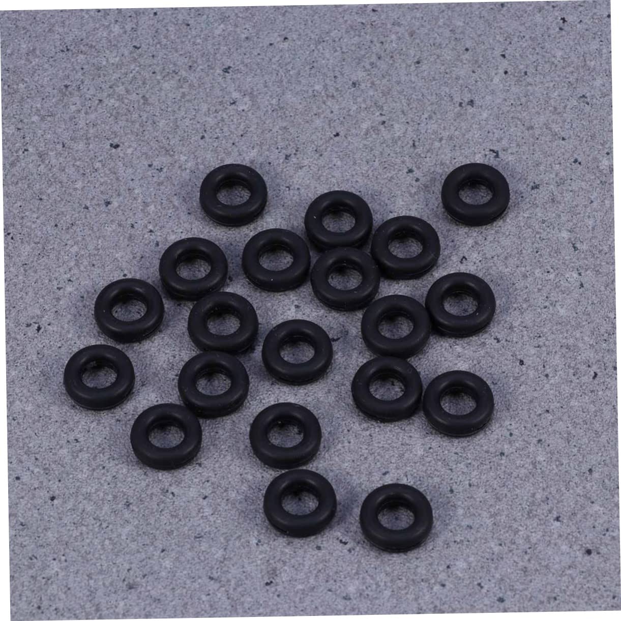 BUTIFULSIC 20 Pairs Eyeglass Silicone Ring Glasses Retainers Silicon Anti- Slip Ring Sunglass Holder Soft Comfortable Anti- Slip Holder Eyeglass Anti- Slip Round Ring Holders Black