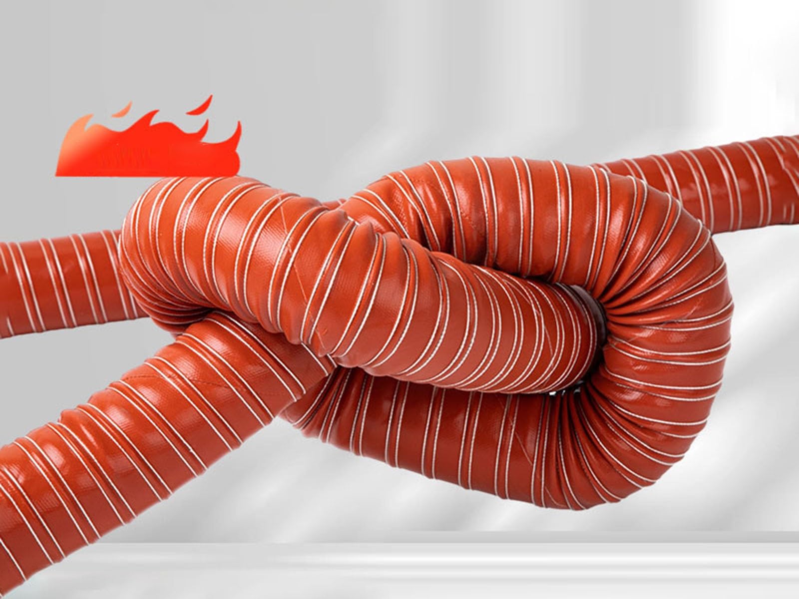 Tubo flessibile di ventilazione HVAC lungo 4,5 m per tende da coltivazione, stanze per asciugatrice, cucine, bagni e soffitte