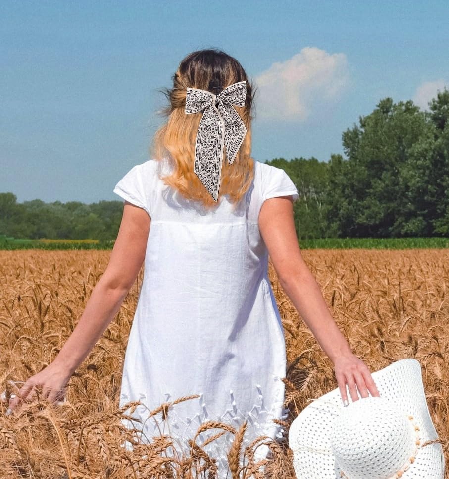 4PCS Hair Scarf Satin Head Scarf for Women Lightweight Silky Boho Scarves Purse Scarf for Handbags Accessories4