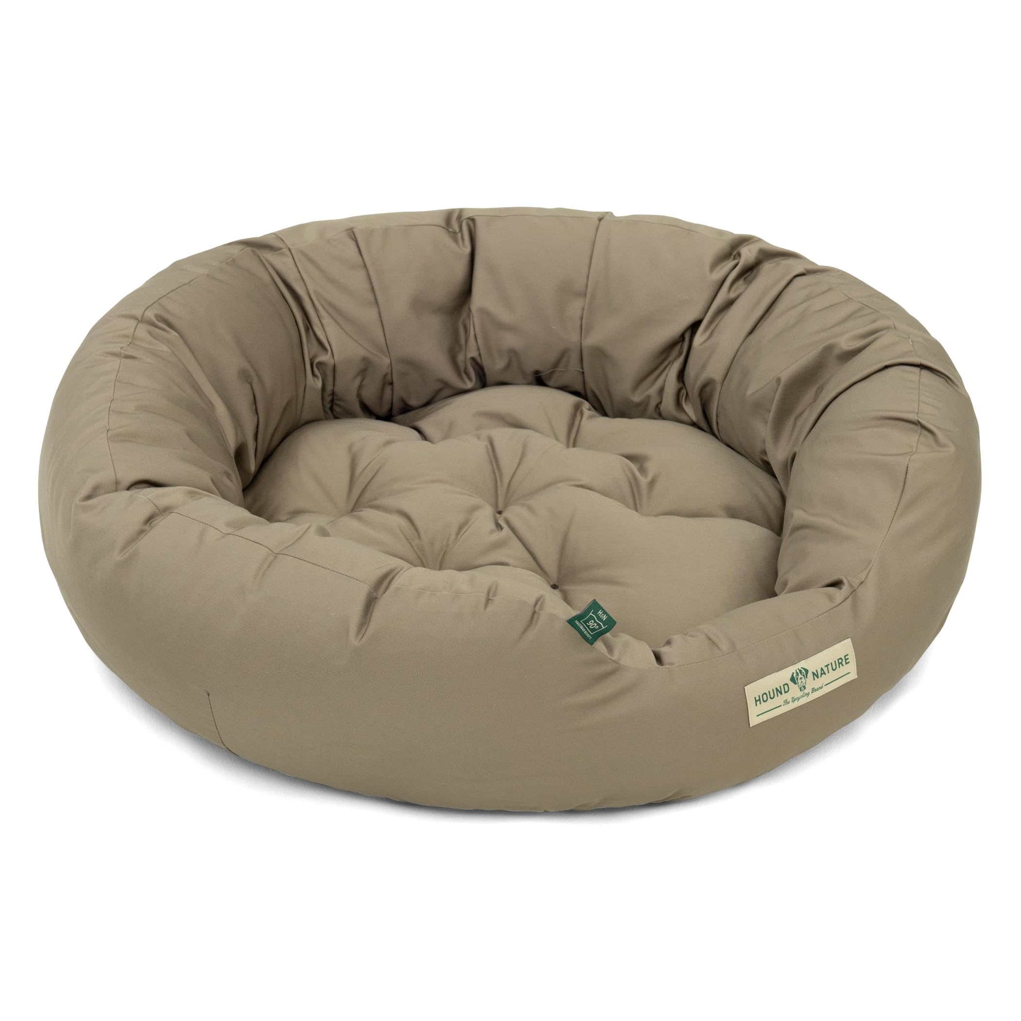 Ping Bu Donut Hundebett – Flauschig, Waschbar, Größe M (80 Cm), Dunkelgrau, Für Mittelgroße Hunde & Katzen