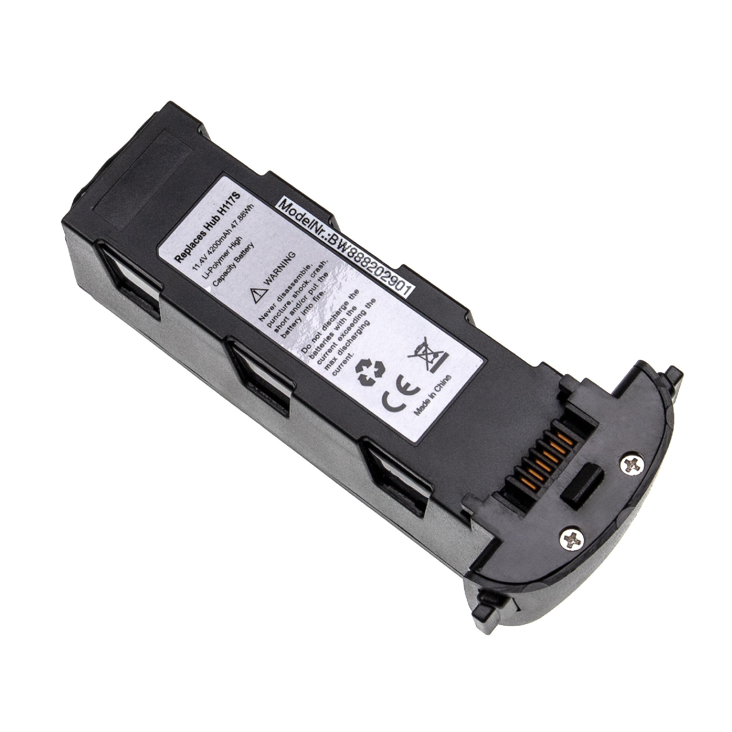 batteria 4200mah 11,4v per dron h117s compatibile