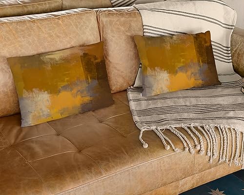 Miniatura 3 de Juego de 2 fundas de almohada, arte abstracto de 12 x 16 pulgadas, decoración del hogar, fundas de almohada decorativas para decoración del hogar,