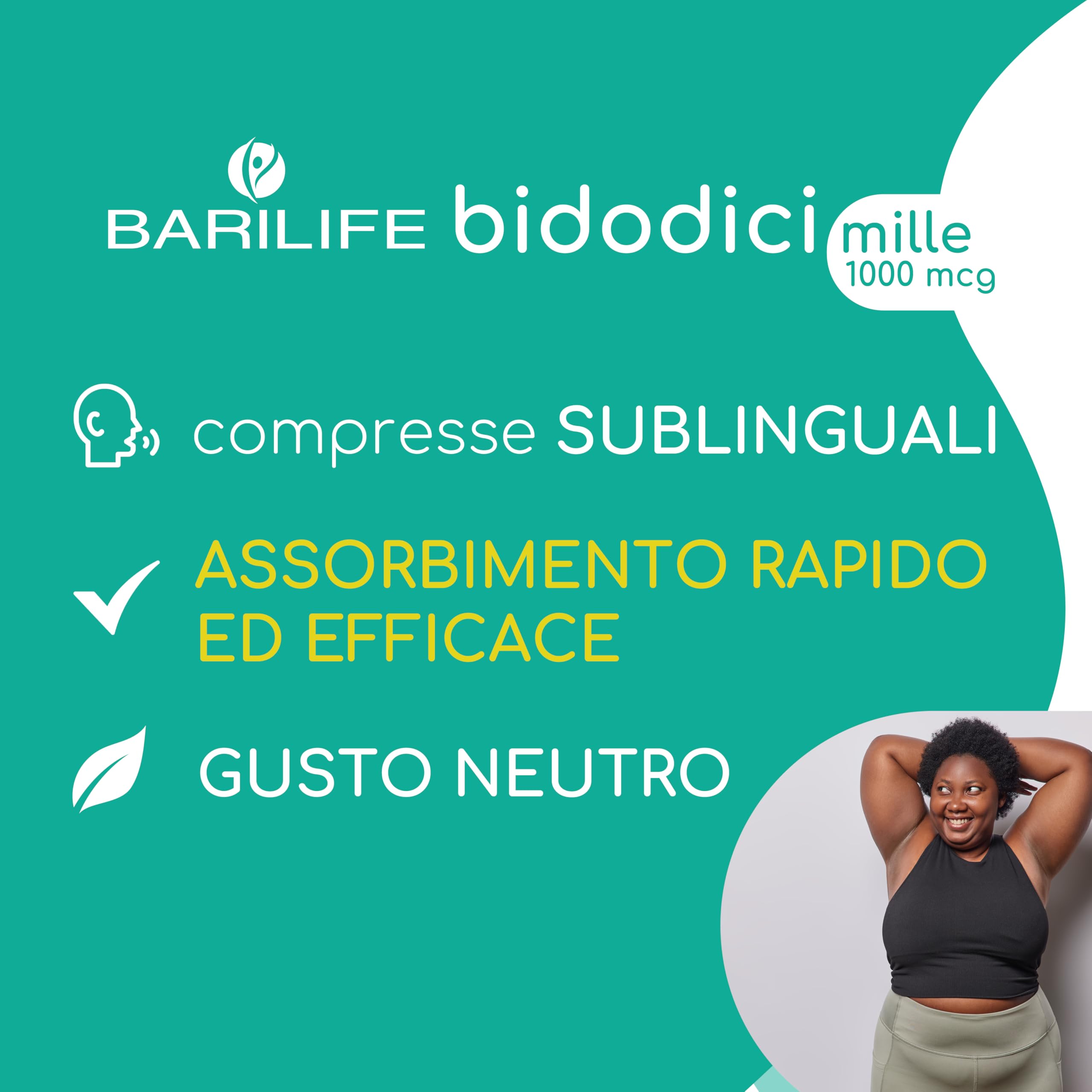Barilife Energia Totale: Bundle con Vitamina B12 Bidodici MILLE (5 cpr sublinguali) + Vitamins PLUS (30 CPR) | Supporto Energetico Avanzato per Post-Chirurgia Bariatrica, Alta Assorbibilità