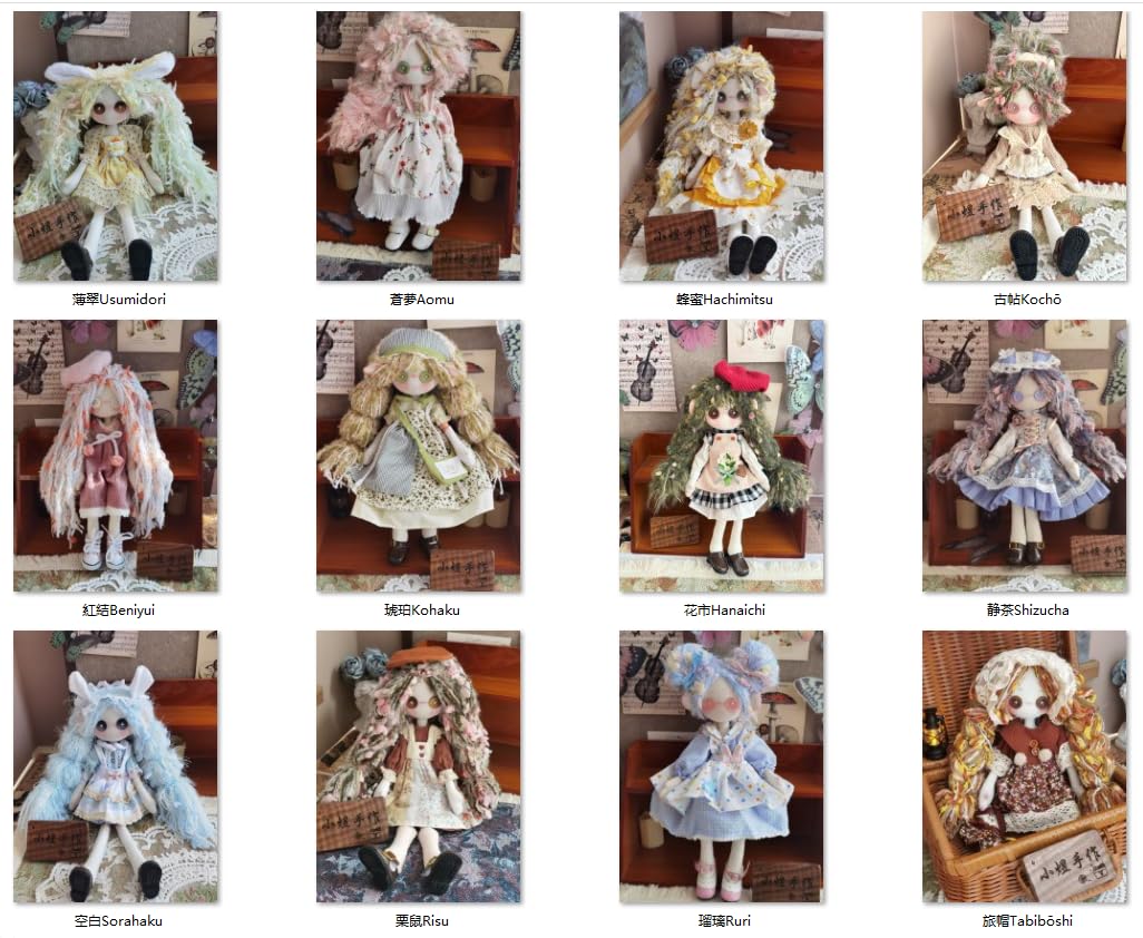 Amazon.co.jp: 【JOMEI 小煜手作】ハンドメイド アートドール 30cm