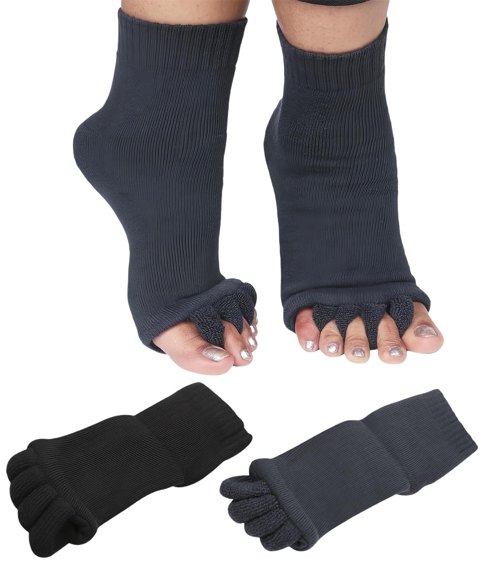 NUDFSY 2 Pairs Toe Separator For Women, Bunion Thumb Corrector, 5 Toe Separator， Corrector for Women, for Easing Bunion, Plantar Fasciitis, Hammer Toes, Hallux Valgus Men & Women (B0DBV4PB1L) Amazon Price History, Amazon Price Tracker