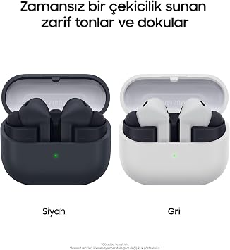 Samsung Galaxy Buds3 FE, Kablosuz Kulak İçi Kulaklık, Siyah, Blade Tasarım, Dengeli Ses, 360 Audio, Aktif Gürültü Engelleme & Net Çağrı (Samsung Türkiye Garantili)
