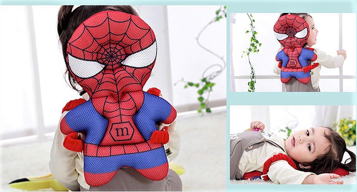 HuBaby Infant Head and Back Protector Backpack Wear (Spiderman), Multi