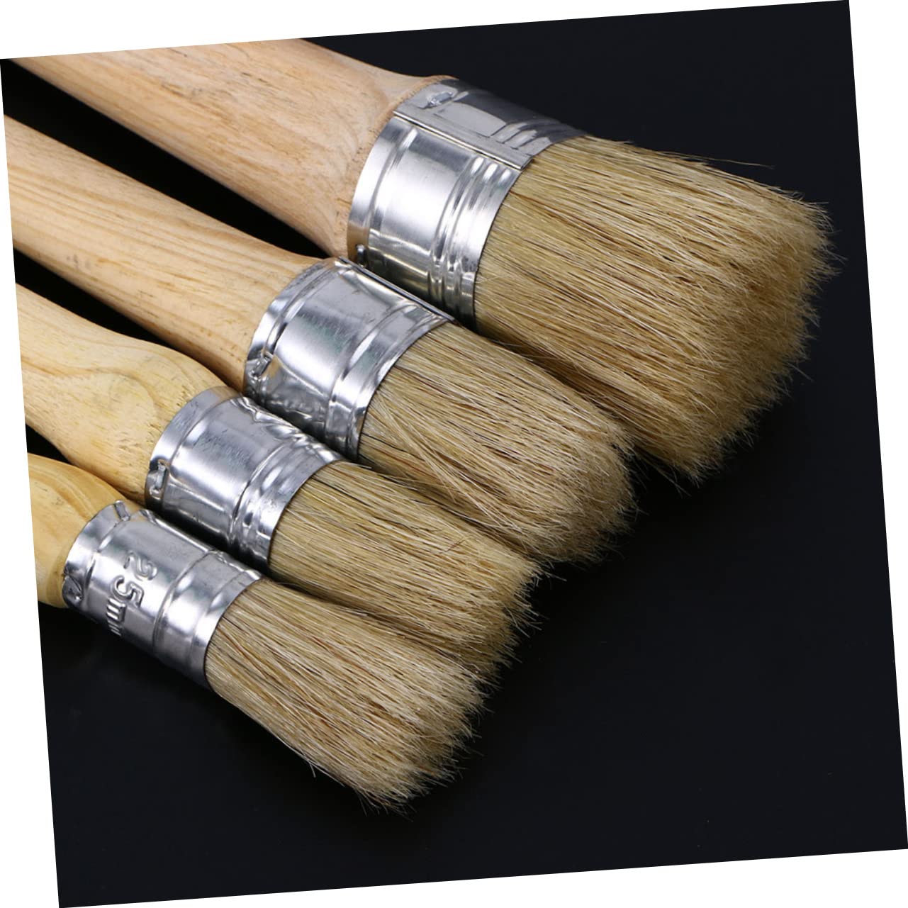 SHINEOFI 5 Set Di Pennelli Pratici Per Pittura A Pennello Rotondo Adatto Per Tutte Le Età 2 Pezzi*5