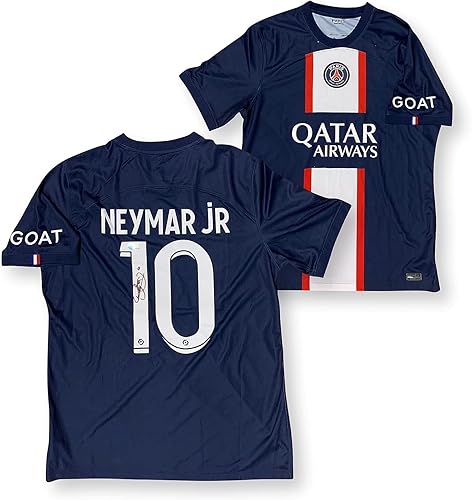 Neymar Jr Autographed Paris Saint-Germain PSG Signed Soccer Jersey Shirt Beckett COA