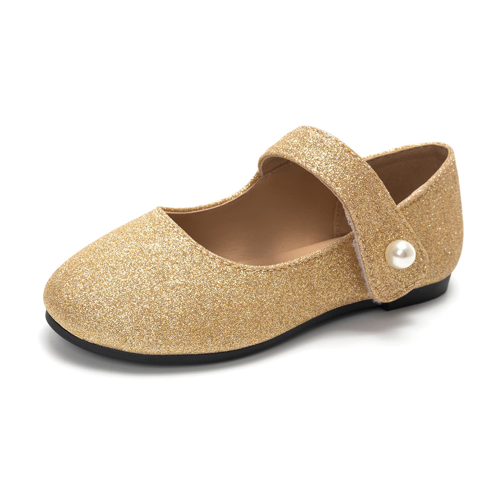 FUNKYMONKEYToddler/Little Girl Mary Jane Dress Shoes Casual Slip on Ballet Flat
