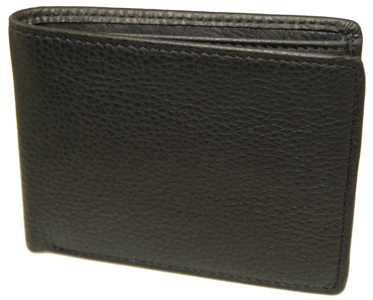 Castello Italian Soft Pebble Grain Leather Billflod with RFID Security