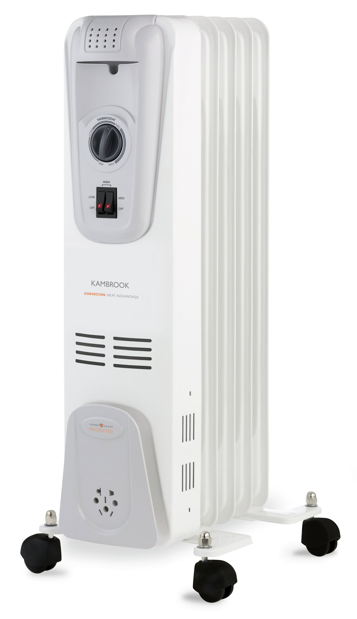 Kambrook 1000w 5 Fin Oil Column Heater, Off White - KOH105WHT :  Amazon.com.au: Home