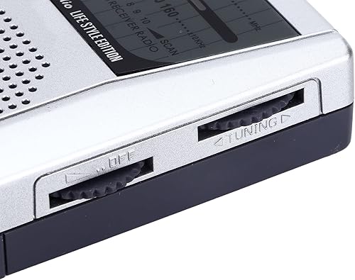 Miniatura 8 de Radio transistor, AM FM Práctico altavoz incorporado Portátil Radio Portátil Multifuncional para uso en exteriores