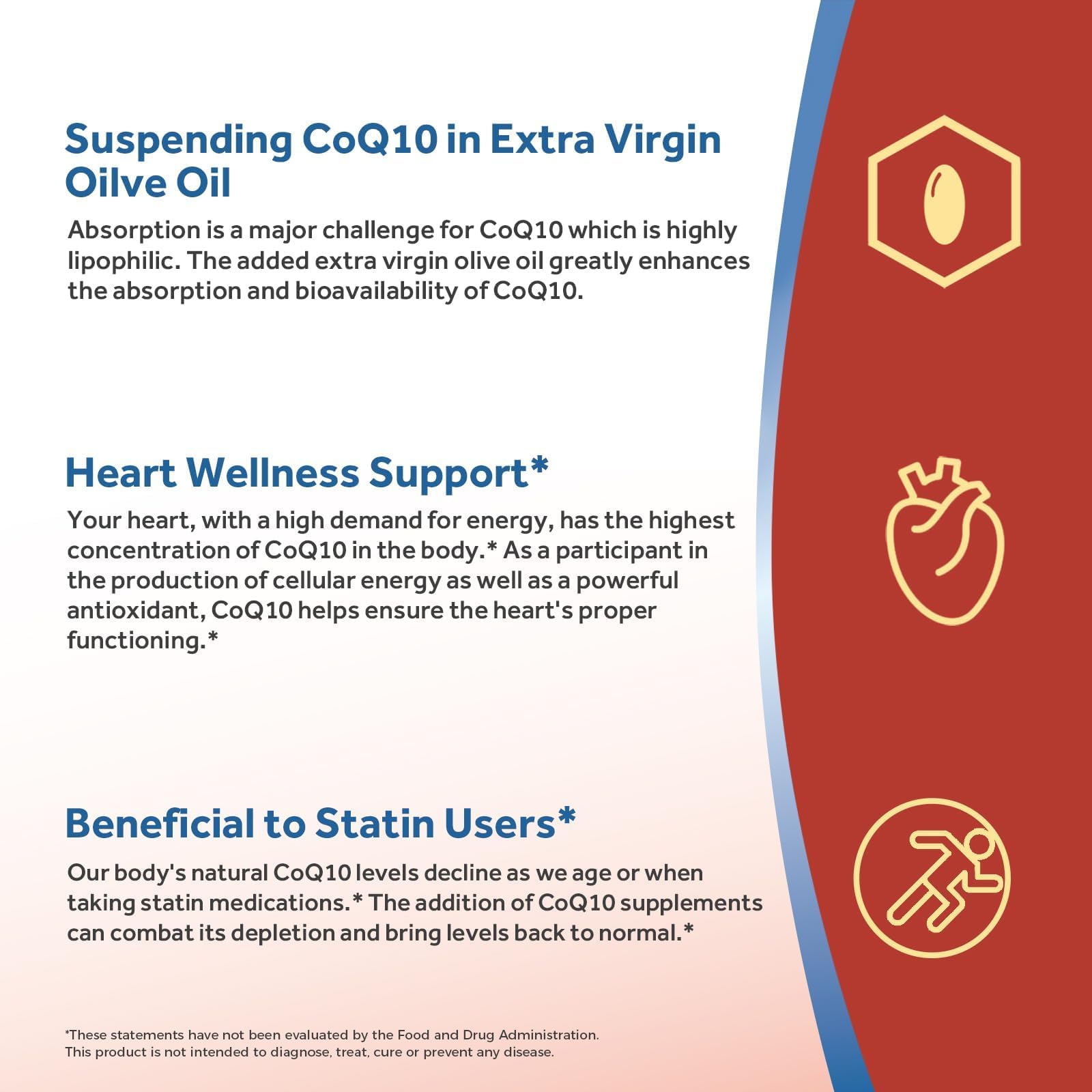 Doctor's Recipes CoQ10 200mg Per Serving, High Absorption with Olive Oil — Amazon image 5