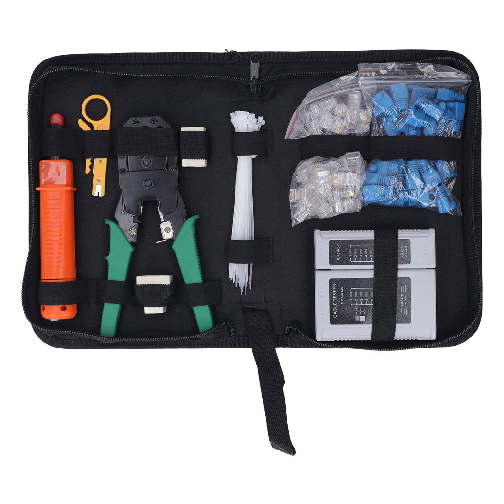 Kit Crimpatrice RJ45 per Rete, Pinze per Connettori RJ, Attrezzo