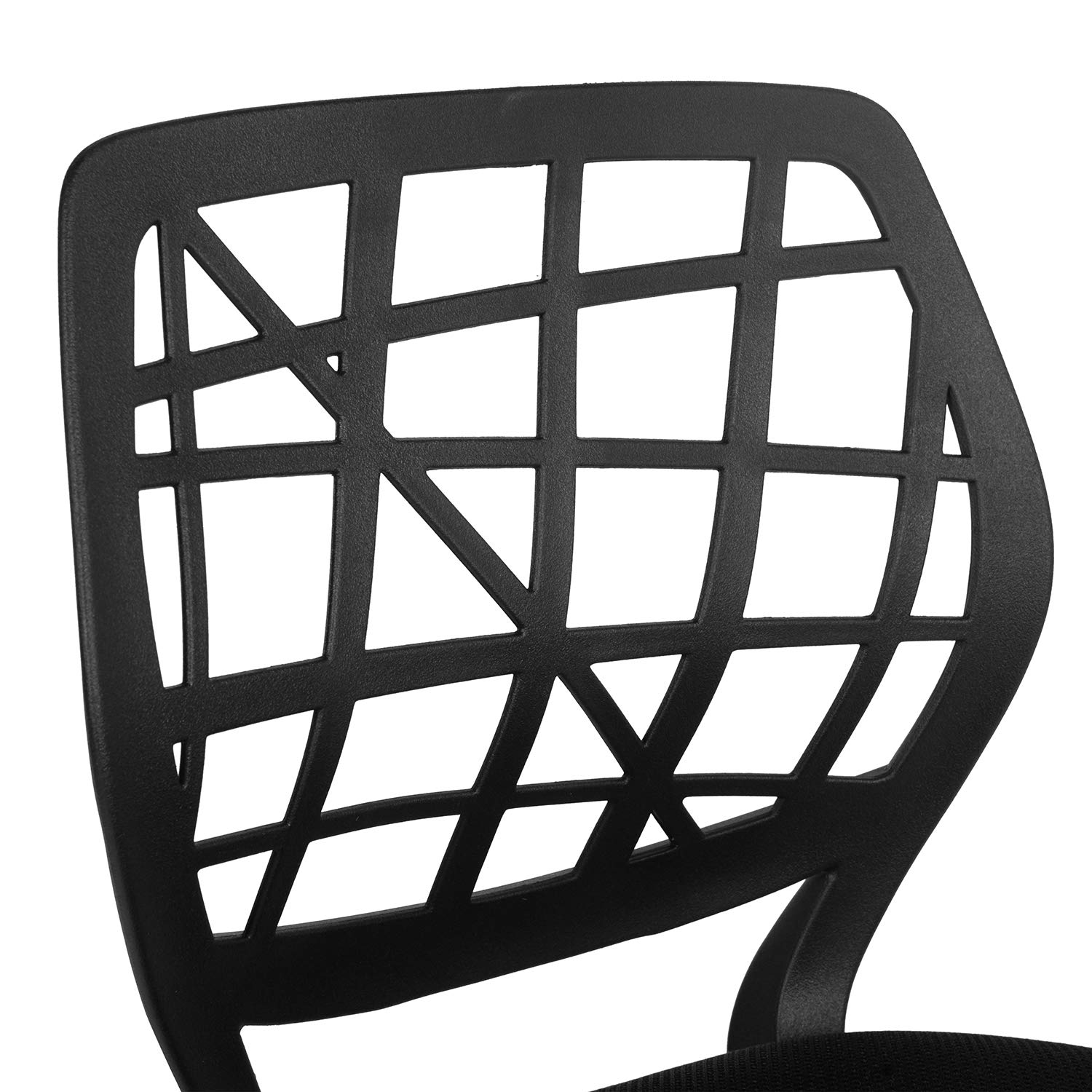 FurnitureR Kompakter Klassenstuhl, ergonomischer Sitz für Schule, Rückenlehne aus atmungsaktivem Netzgewebe in Schwarz, höhenverstellbar, Zeichenzimmerstuhl für Kinder, leicht zu bewegen 360 °