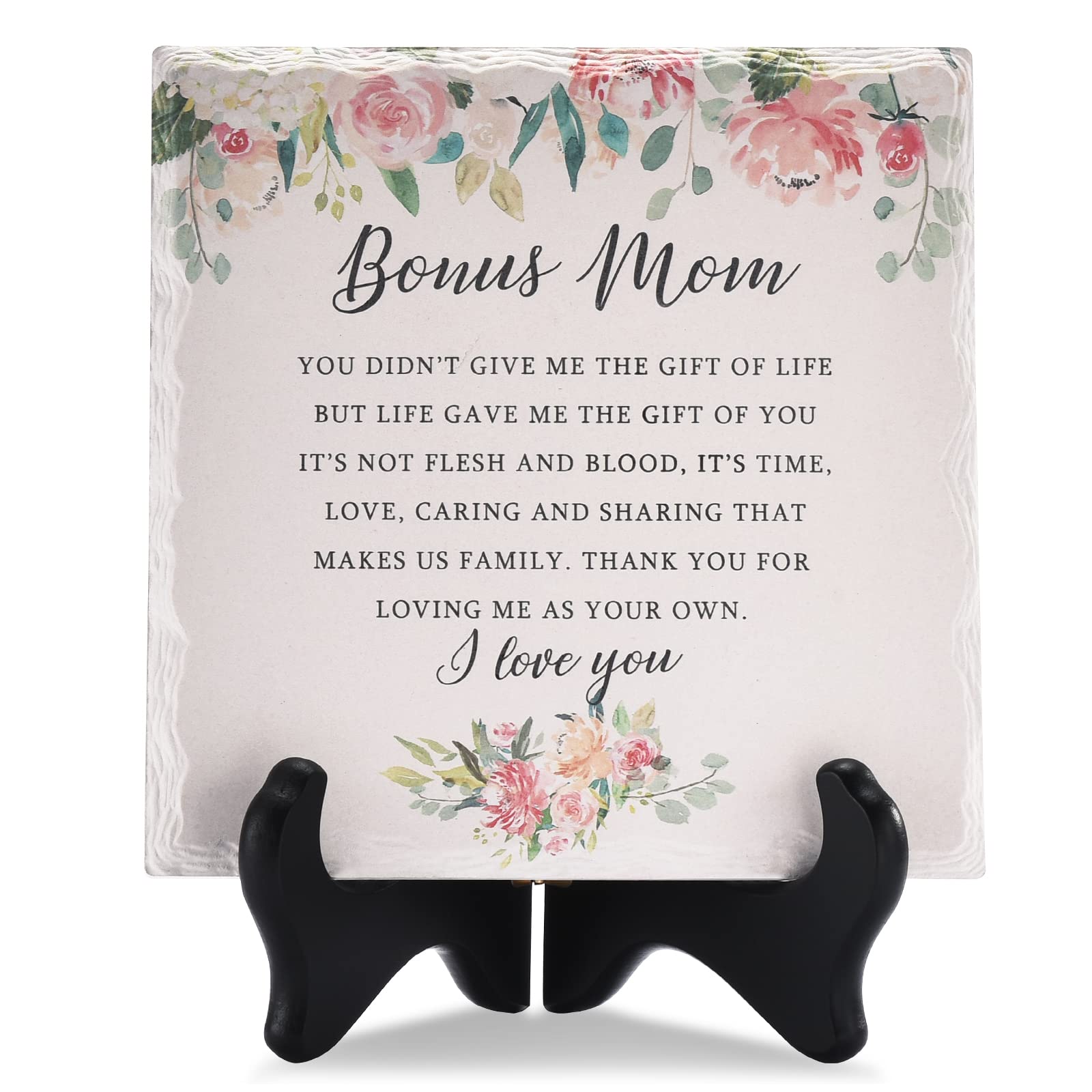 Kusry Step Mom Christmas Gifts from Daughter, Bonus Mom Mothers Day Gift from Son, Stepmom Birthday Presents from Stepdaughter