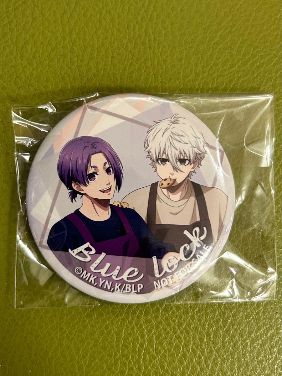 御影玲王 凪誠士郎 缶バッジ スイーツ 特典 ブルーロック グリッター缶バッジ 凪誠士郎＆御影玲王 | ピカ