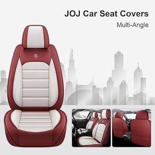 Miniatura 5 de JOJ Funda de asiento de automóvil para Nissan Pathfinder 2003-2023, funda de asiento de coche de 7, antideslizante, impermeable, transpirable, de
