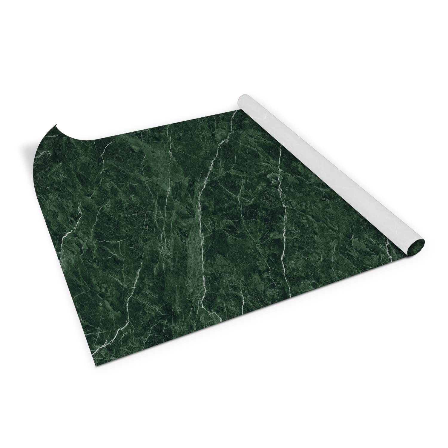 Coloray Okleina Meblowa Samoprzylepna 100x50 cm DIY Na Meble Folia - Zielony marmur