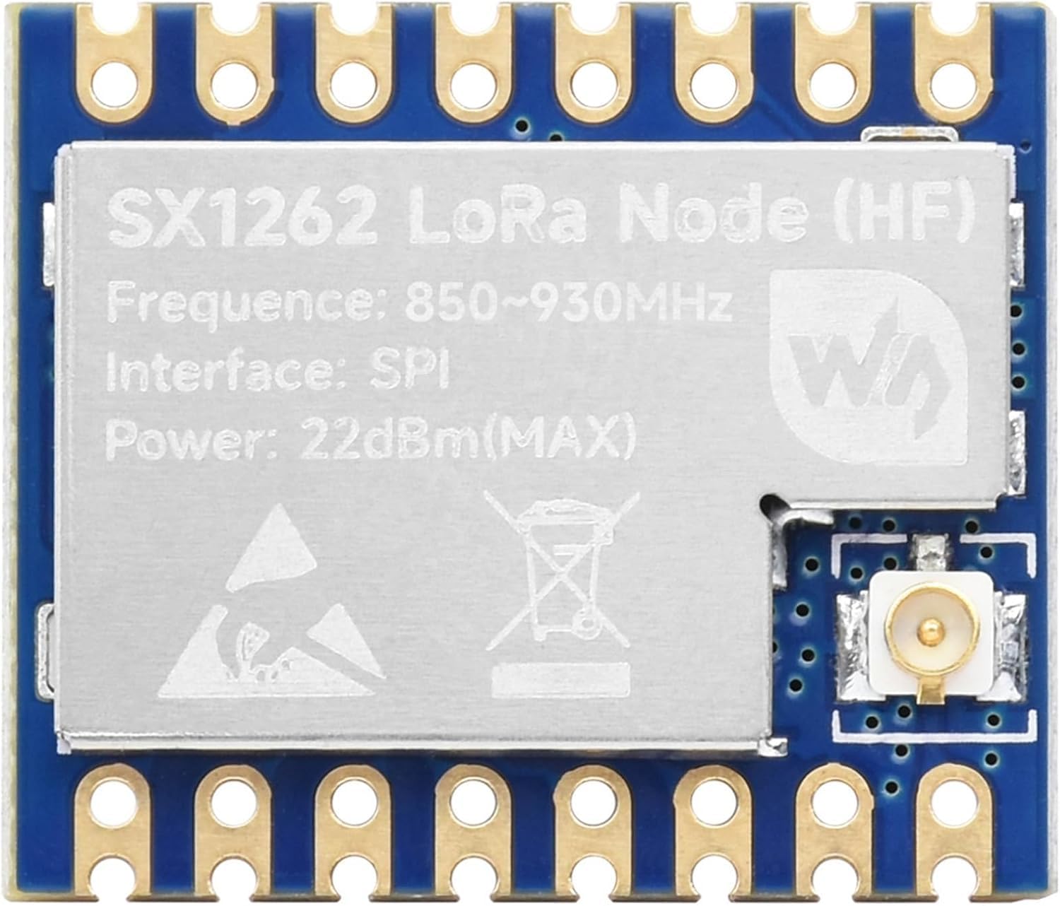 Core1262 LF/HF LoRa Module, SX1262 Chip, Long-Range Communication