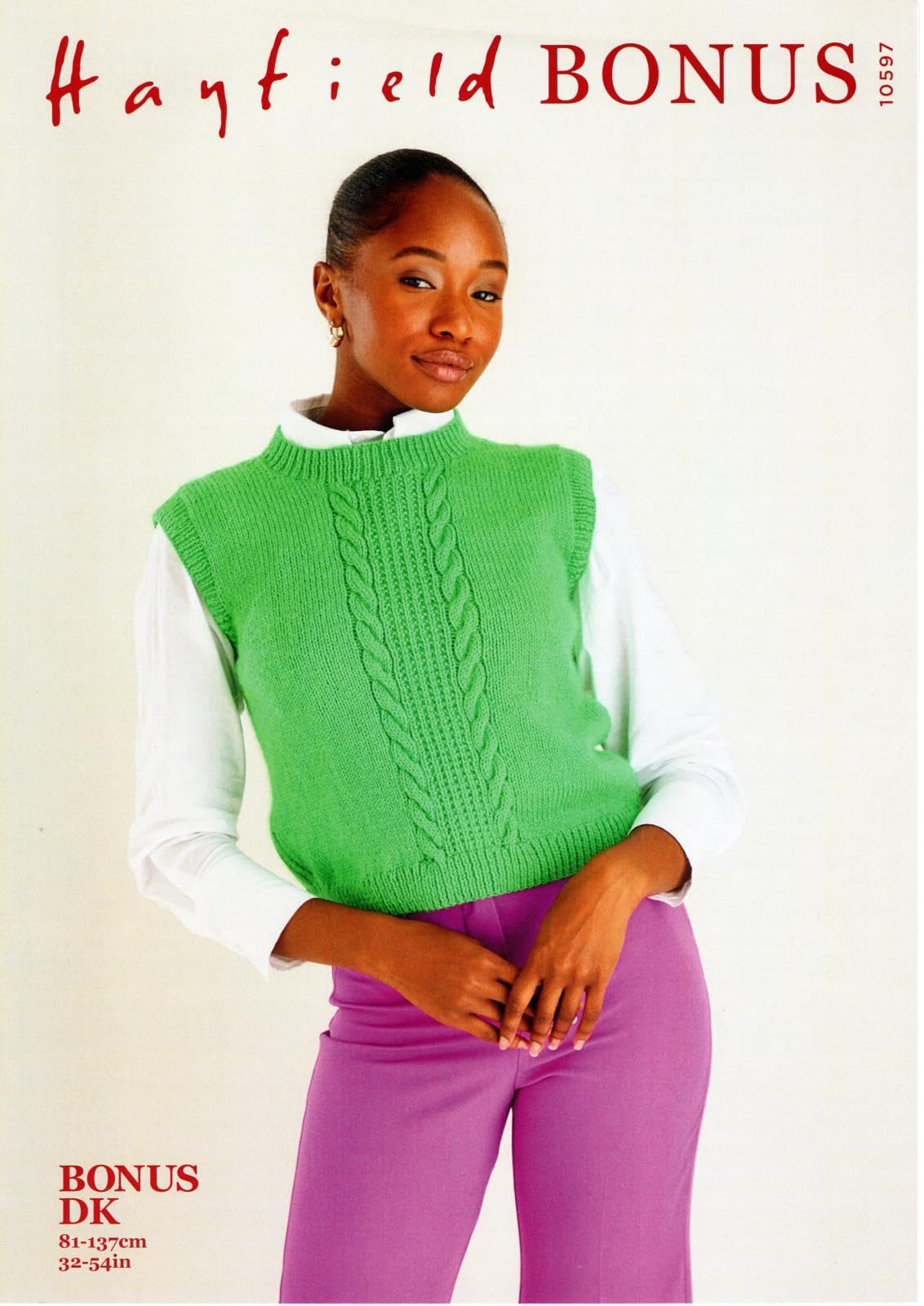 Sirdar Hayfield Bonus DK, Sweater Vest 10597